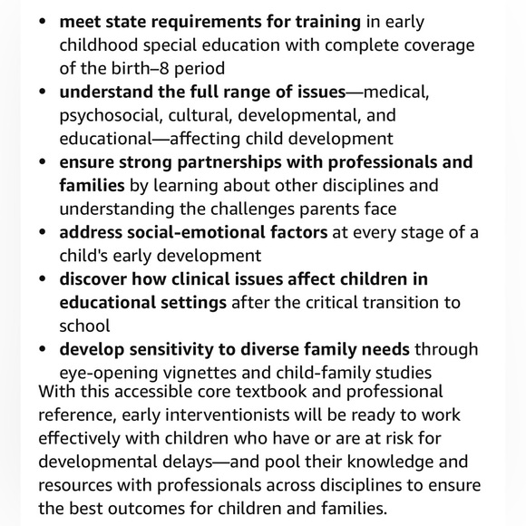 COPY - Families, Infants, and Young Children at Risk Textbook - Picture 6 of 6